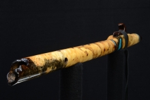 Buckeye Burl Native American Flute, Minor, Mid B-4, #F20K